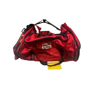 Marlboro Duffle Bag Red Black Vintage
